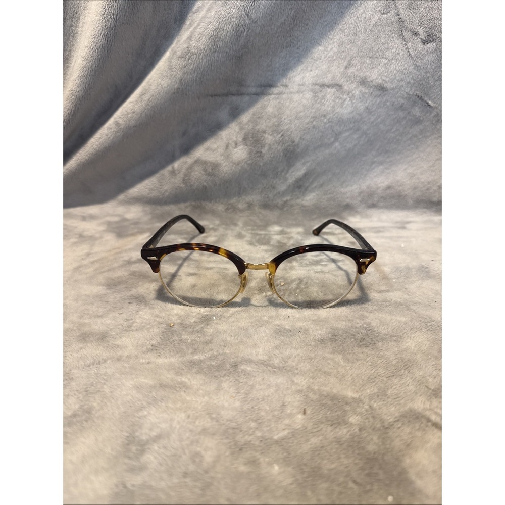 RAY BAN RB4246-V 2000 49-19-140 Gloss Black CLUBROUND Eyeglasses